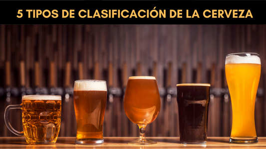 5 tipos de clasificación de la Cerveza