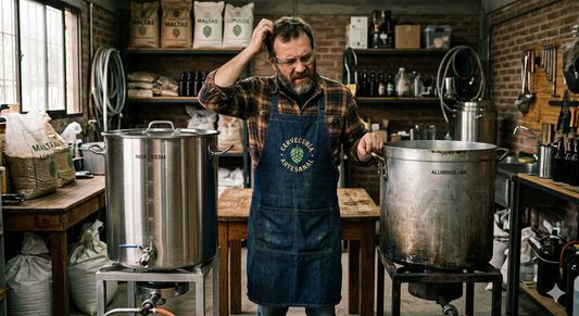 olla acero inoxidable vs olla Aluminio, cual es mejor para hacer cerveza artesanal?