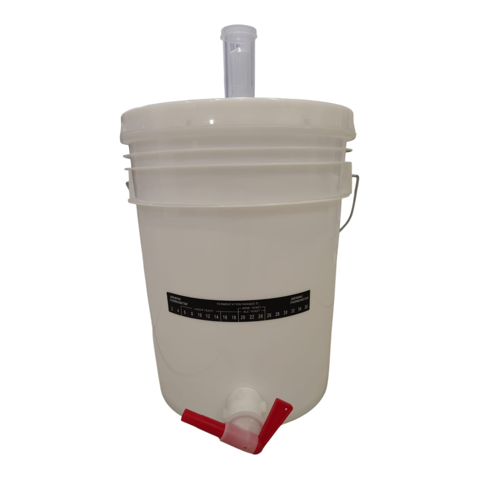 Balde 20lt ideal para fermentar Cerveza, Kombucha y cualquier tipo de fermento, marca El Cervecero - Chile